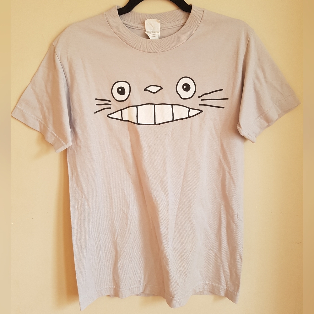 MY NEIGHBOR TOTORO SMILING FACE STUDIO GHIBLI VINTAGE 2000s TEE